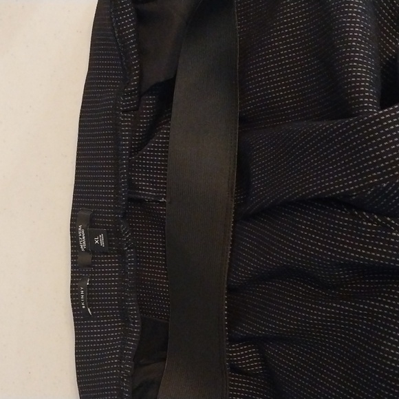 Vera Wang Women’s Pants Black Stretch Pattern Elastic Waist Career Office Sz XL - Picture 8 of 10